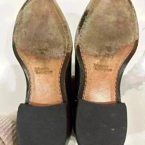 Johnston & Murphy Baldwin Penny Loafers. Sz 9 1/2 - Picture 4 of 7